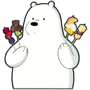 Sticker from We Bare Bears