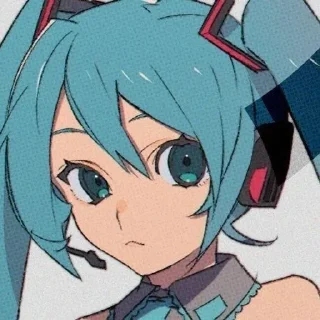Sticker from Hatsune Miku