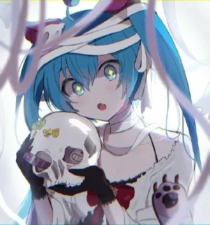 Sticker from Hatsune Miku