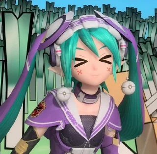 Sticker from Miku