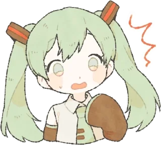 Sticker from Loose Hatsune and friends|rif|