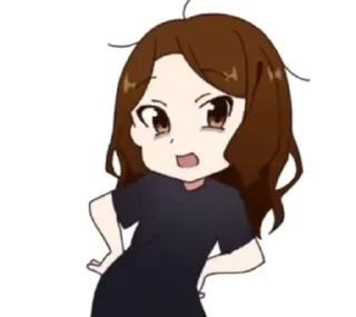 😱 emoji Мори гяру ня Telegram sticker 7 of 23