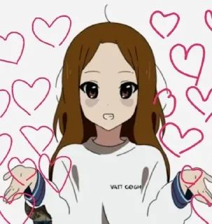 💗 emoji Мори гяру ня Telegram sticker 12 of 23