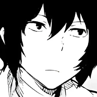 Sticker from Osamu Dazai ≈ @wujsed