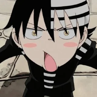 😯 emoji Soul eater Telegram sticker 13 of 41