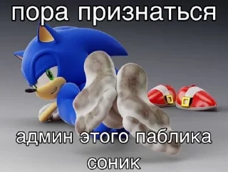 Sticker from sonic