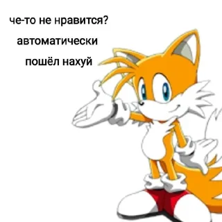 Sticker from sonic