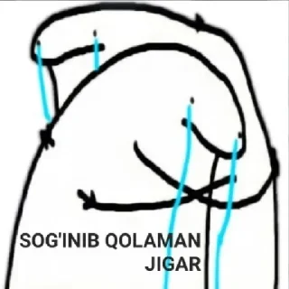 😭 emoji @BLACK_ANGEL_TOP by @StikerYaratishbot Telegram sticker 8 of 90
