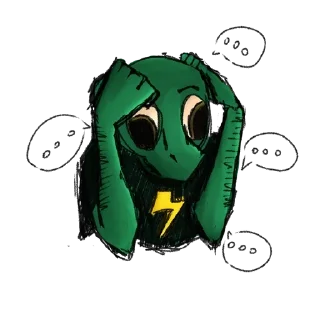 Sticker from мужло-ящерка (by @Karys_Arts)