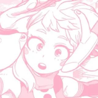 Ochaka Uraraka icon♡ sticker 4
