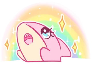 Sticker from Pink shark(@Valeria_Fills_art)