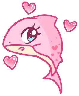 Sticker from Pink shark(@Valeria_Fills_art)