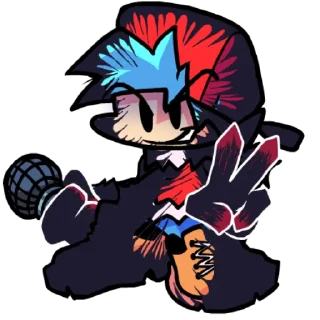 Sticker from Fnf corruption - @Citakar