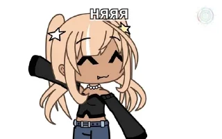 Sticker from gacha lifki