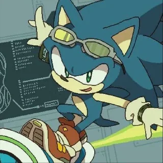 Sticker from Sonic