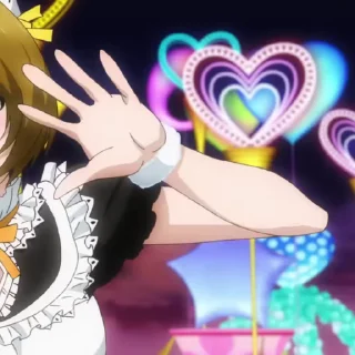 Sticker from Mogyutto love de Sekkin Chuu @bandoriwo @luvlott1e