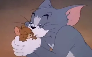 Sticker from marllis: tom and jerry