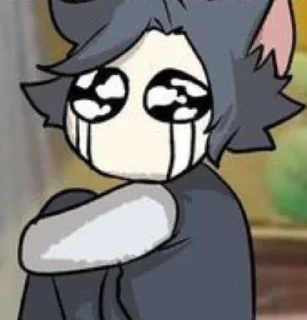 😭 emoji Хуманизированные Том и Джерри Telegram sticker 1 of 26
