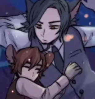🥰 emoji Хуманизированные Том и Джерри Telegram sticker 20 of 26