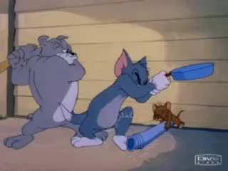 Sticker from Tom and Jerry