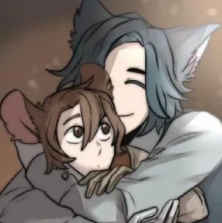 🤗 emoji Хуманизированные Том и Джерри Telegram sticker 4 of 26