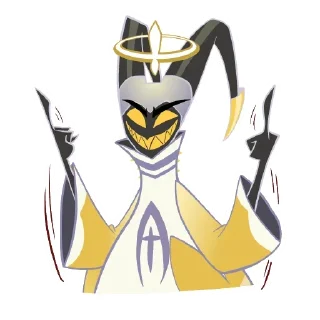 🖕 emoji @Earth928B <- больше стиков Адам Отель Хазбин Telegram sticker 13 of 62