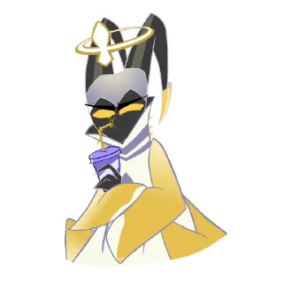 😑 emoji @Earth928B <- больше стиков Адам Отель Хазбин Telegram sticker 20 of 62