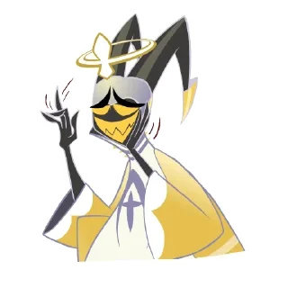 😉 emoji @Earth928B <- больше стиков Адам Отель Хазбин Telegram sticker 12 of 62