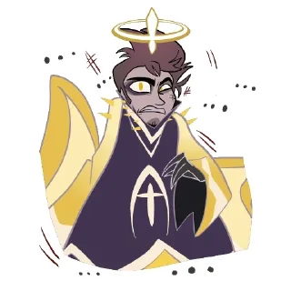 😠 emoji @Earth928B <- больше стиков Адам Отель Хазбин Telegram sticker 14 of 62