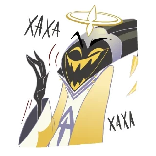 🤣 emoji @Earth928B <- больше стиков Адам Отель Хазбин Telegram sticker 6 of 62