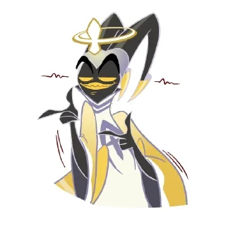 😏 emoji @Earth928B <- больше стиков Адам Отель Хазбин Telegram sticker 10 of 62