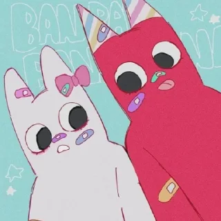 😘 emoji банбалина и банбан от сгущёнки дяди саши Telegram sticker 3 of 30