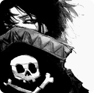 🌟 emoji 𝔉𝔢𝔦𝔱𝔞𝔫 ☠️ Telegram sticker 2 of 50
