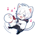 Sticker from Mafumafu Sticker (cat)