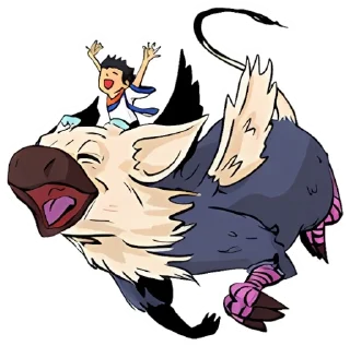 Sticker from The Last Guardian