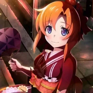 Sticker from Higurashi no Naku Koro ni