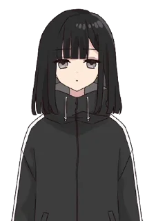 Sticker from @dangokimochi Yurudara-chan & Yurudara-kun