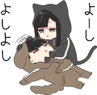 😴 emoji Yurudara-chan.5 • @punipuni_stickers Telegram sticker 12 of 40
