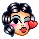 😘 emoji Tattoo Emoji Telegram sticker 4 of 40