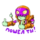 Sticker from Plants Vs Zombies: Heroes | @TgSticker