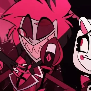 Sticker from Alastor • @HazbinHotelStickers