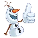 Sticker from Olaf