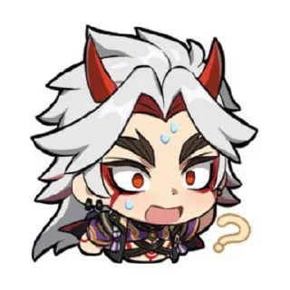 ⭐️ emoji Итто:> @Stikerhi_bot Telegram sticker 7 of 67