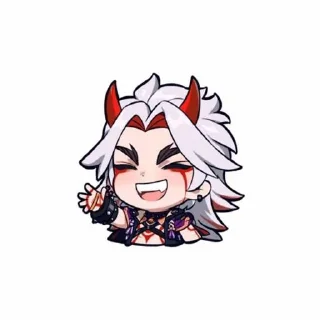 ⭐️ emoji Итто:> @Stikerhi_bot Telegram sticker 5 of 67