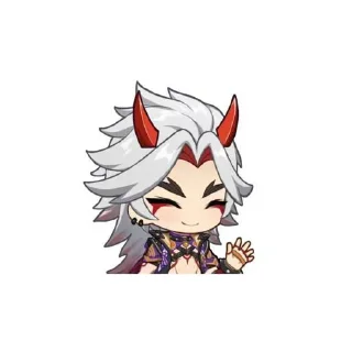 ⭐️ emoji Итто:> @Stikerhi_bot Telegram sticker 3 of 67