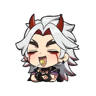⭐️ emoji Итто:> @Stikerhi_bot Telegram sticker 10 of 67
