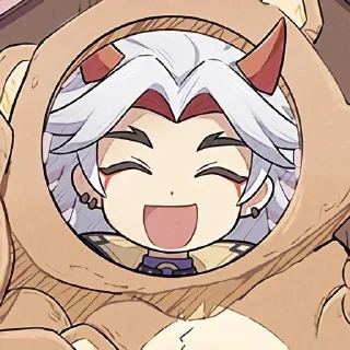 ⭐️ emoji Итто:> @Stikerhi_bot Telegram sticker 12 of 67