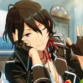 🦇 emoji Rei Sakuma enstars || @ctcxd Telegram sticker 7 of 80