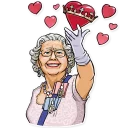 Sticker from The Queen