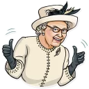 Sticker from The Queen